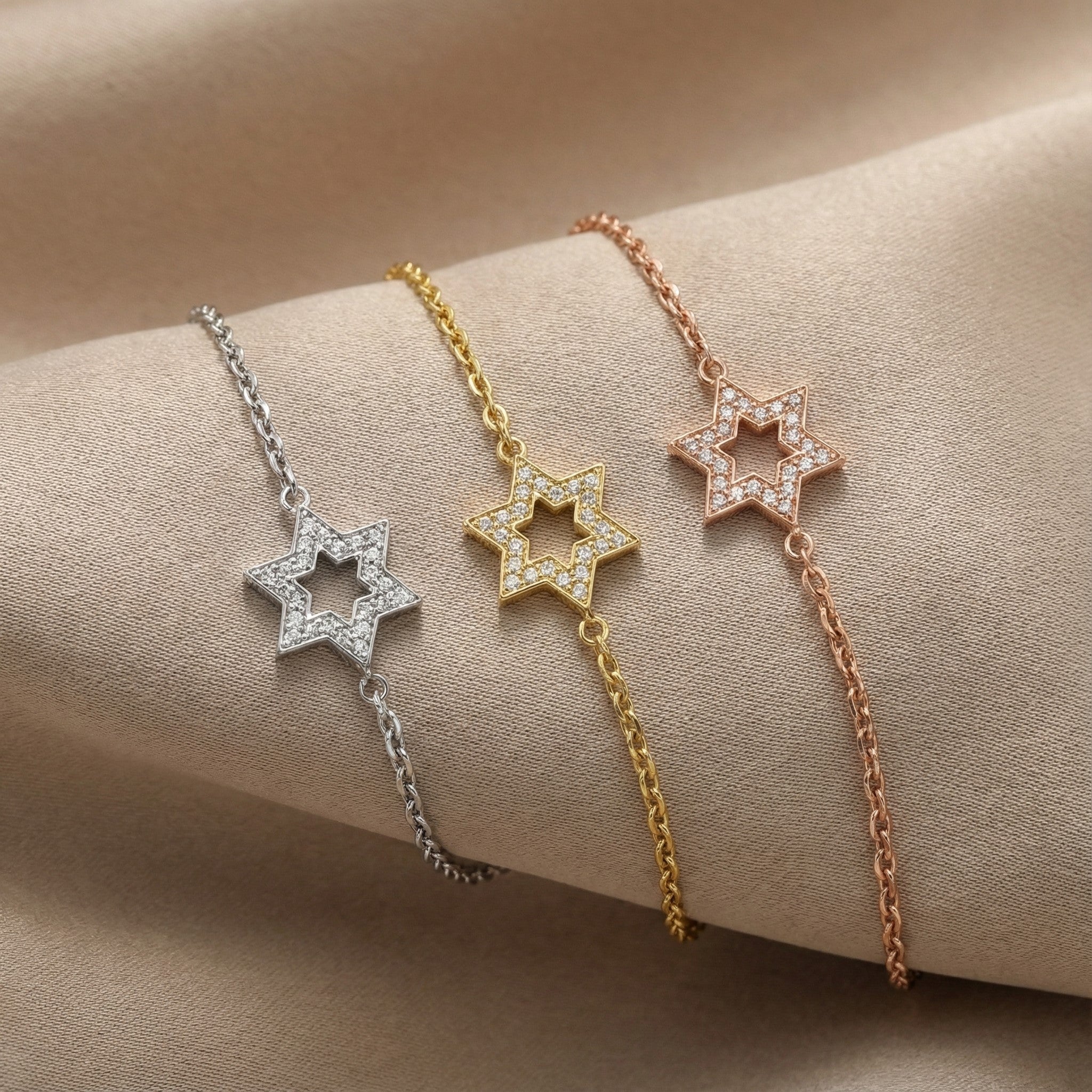 Magen David Diamond Bracelet