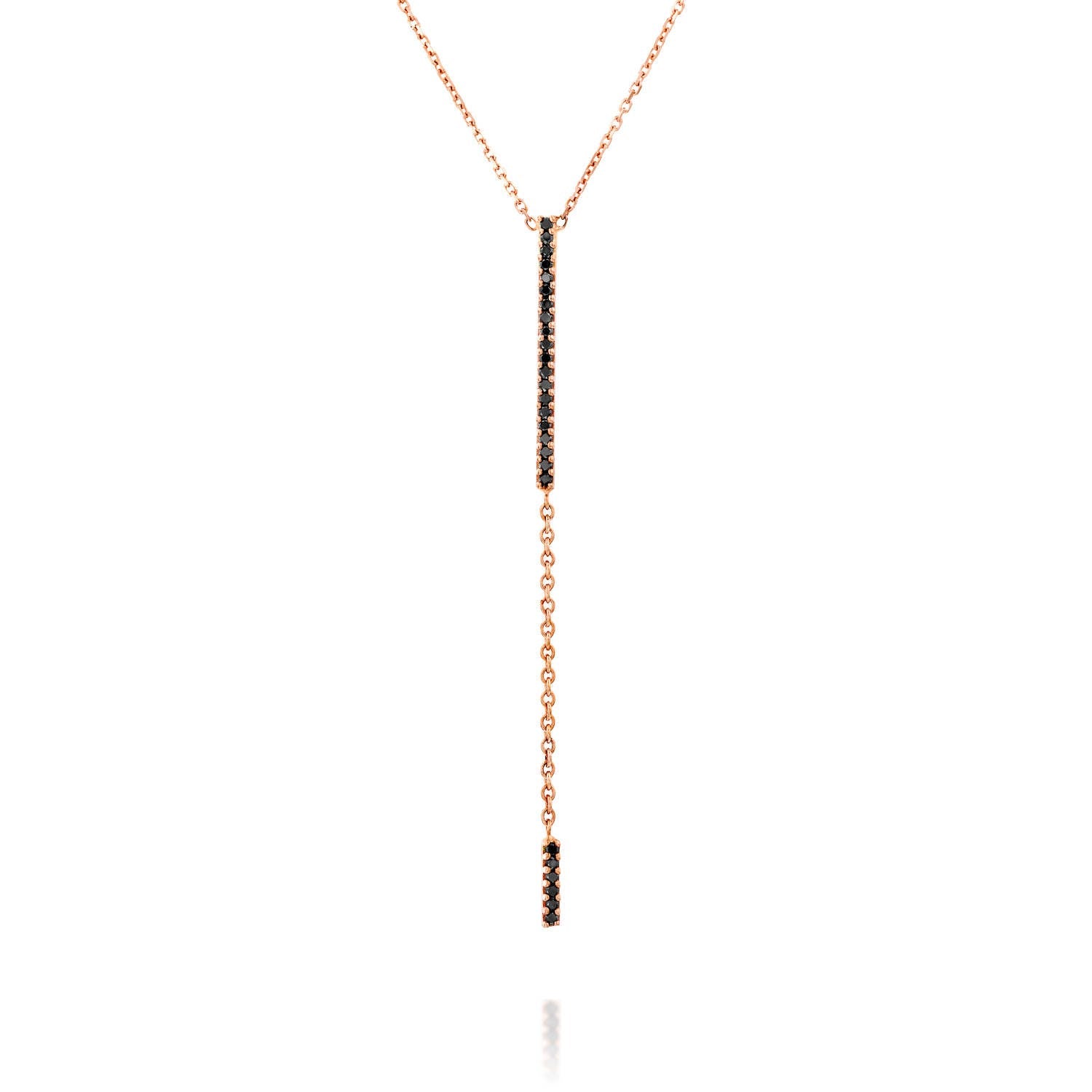 Lariat diamond necklace