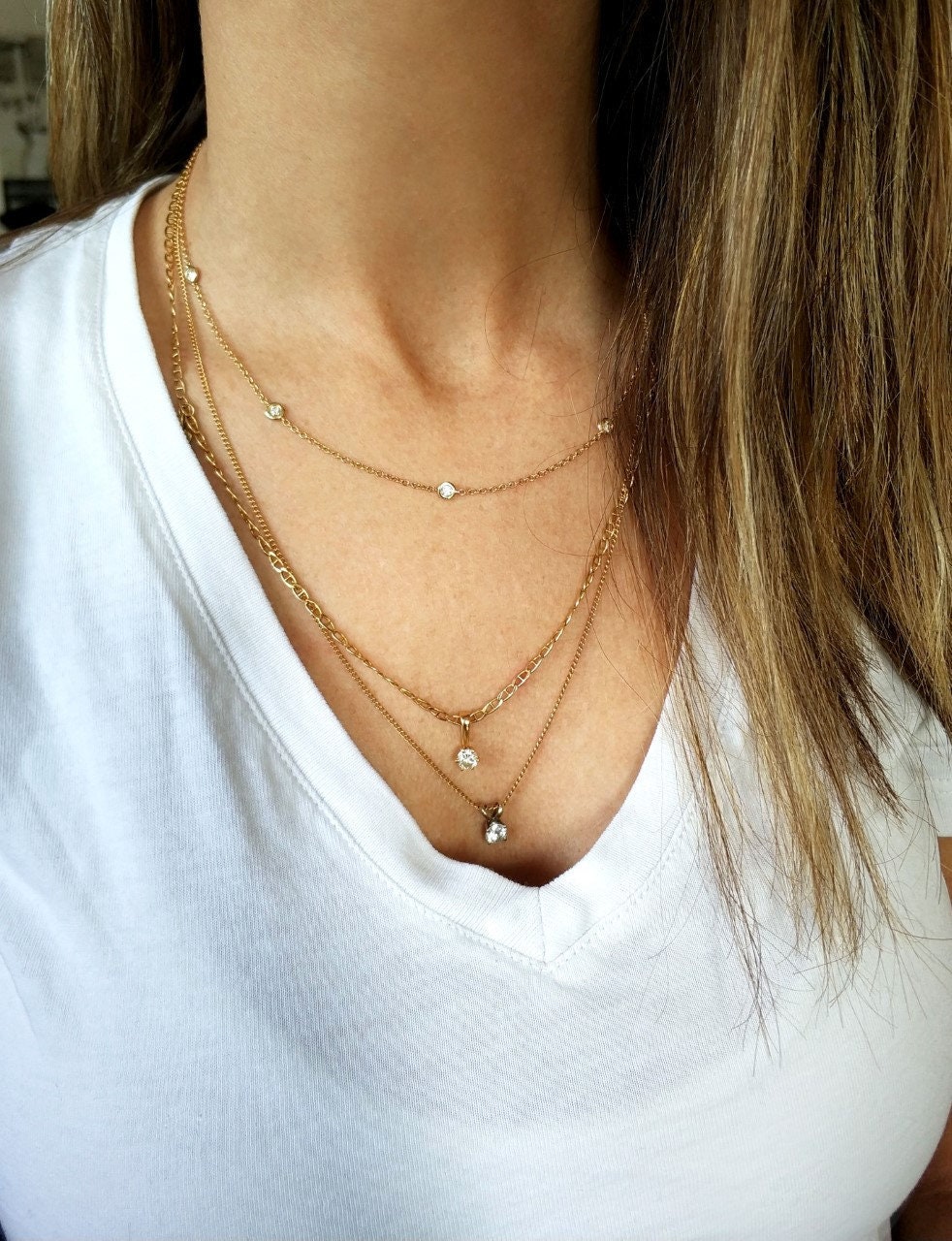 Diamond by the Yard Necklace