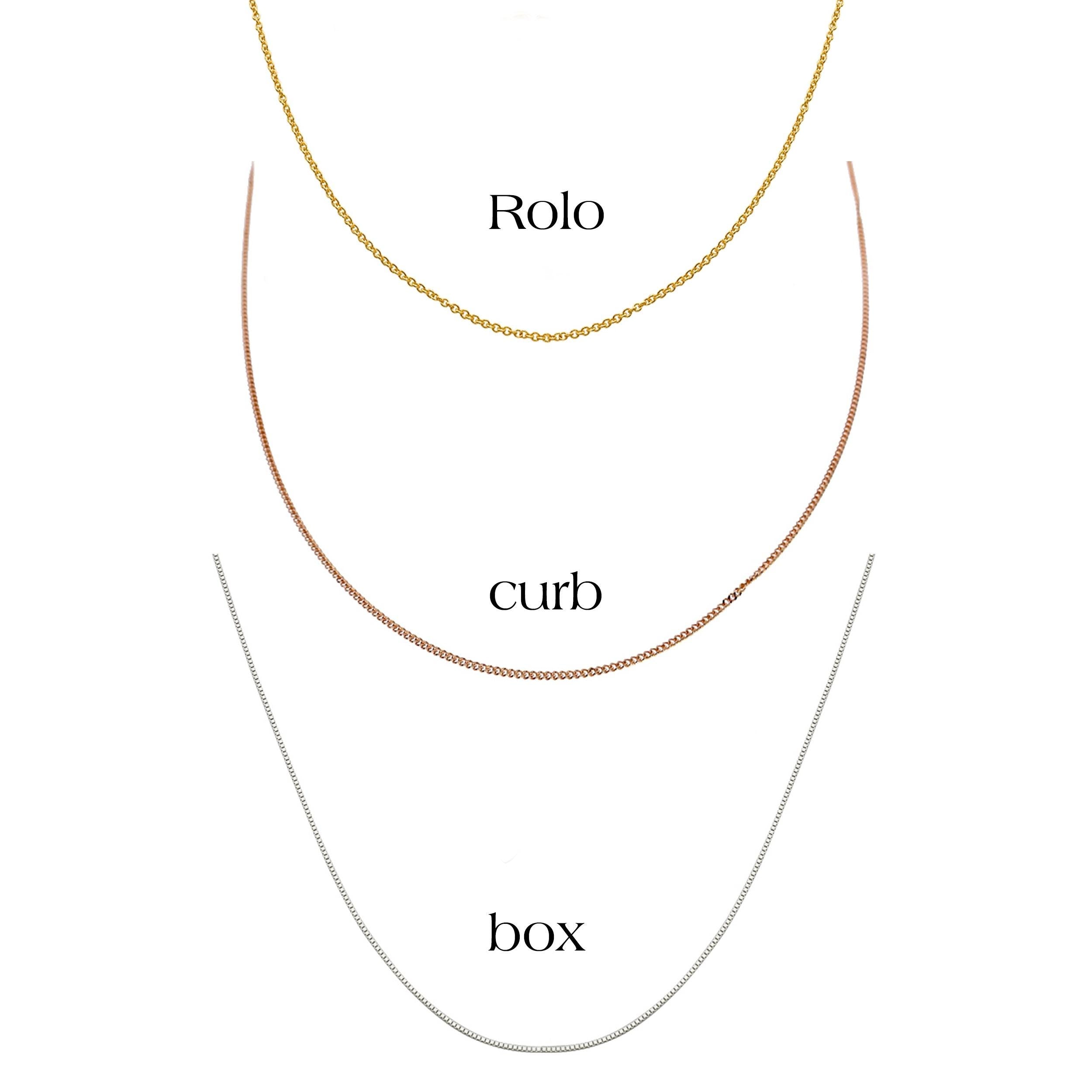 14K solid gold chain Necklace