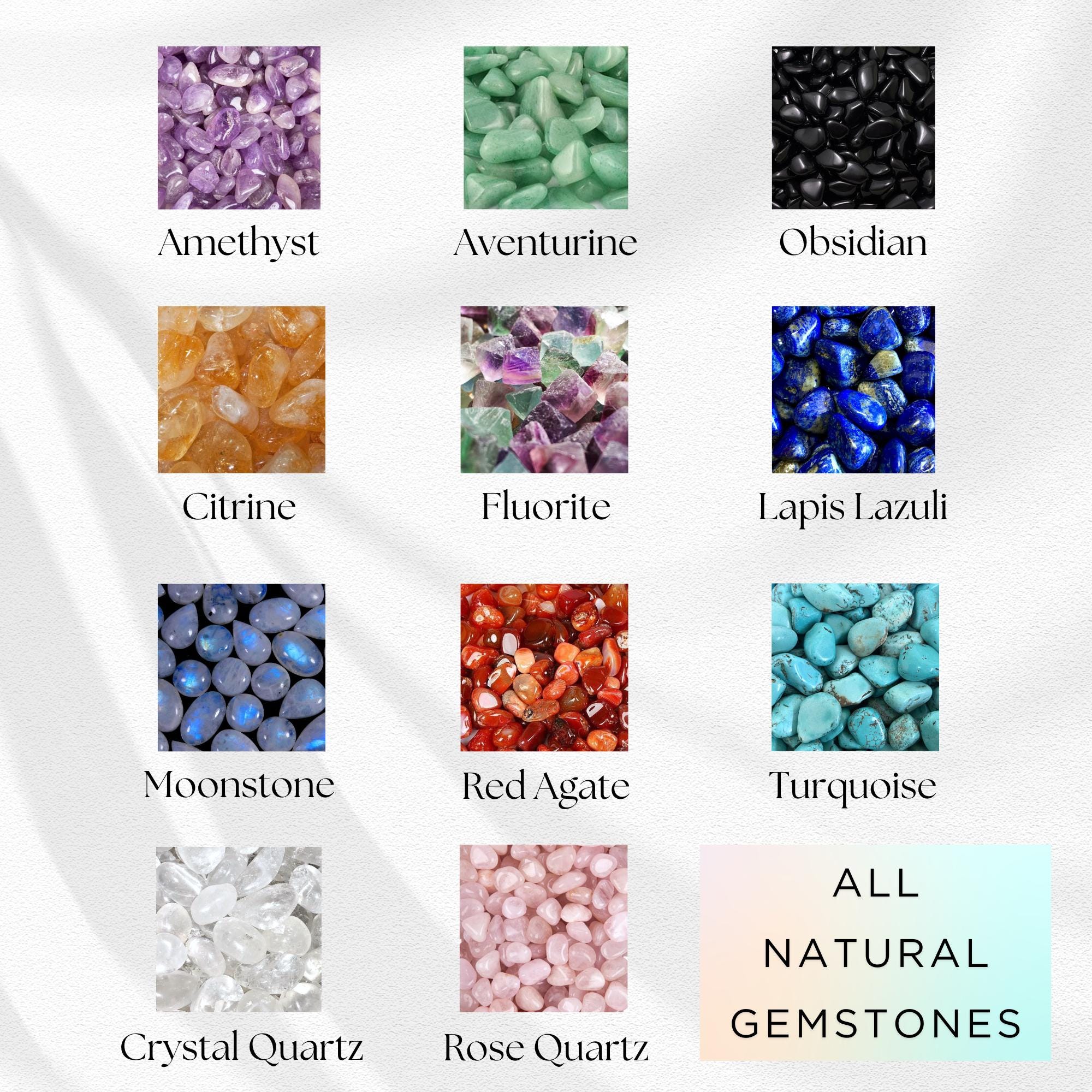 a bunch of different types of rocks and stones